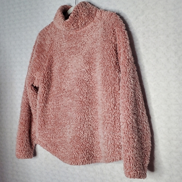 32 Degrees Pink Sherpa Pullover - Picture 2 of 6